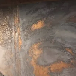 Iron & Copper plaster finish sample